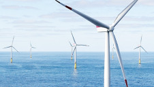 Hornsea One offshore wind farm (pictured) disconnected during a lightning strike. Image: Orsted
